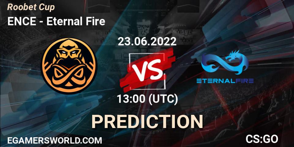 ENCE проти Eternal Fire: Поради щодо ставок, прогнози на матчі. 23.06.2022 at 13:00. Counter-Strike (CS2), Roobet Cup
