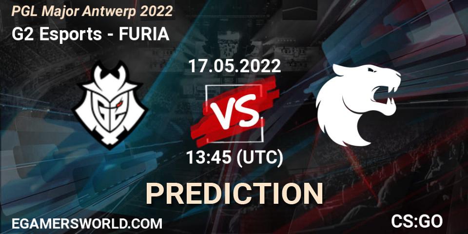 G2 Esports проти FURIA: Поради щодо ставок, прогнози на матчі. 17.05.2022 at 13:50. Counter-Strike (CS2), PGL Major Antwerp 2022