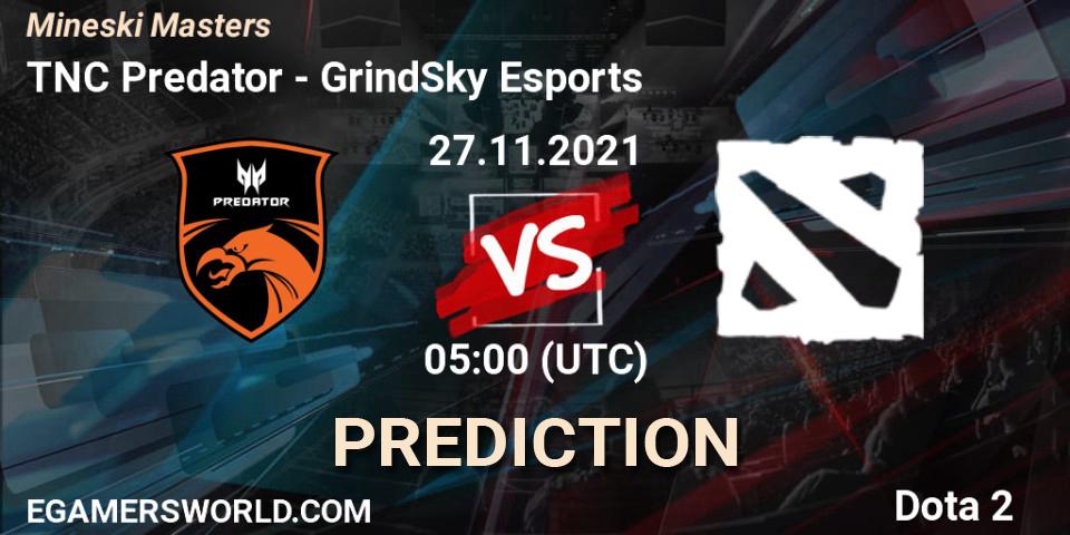 TNC Predator проти GrindSky Esports: Поради щодо ставок, прогнози на матчі. 27.11.2021 at 07:43. Dota 2, Mineski Masters