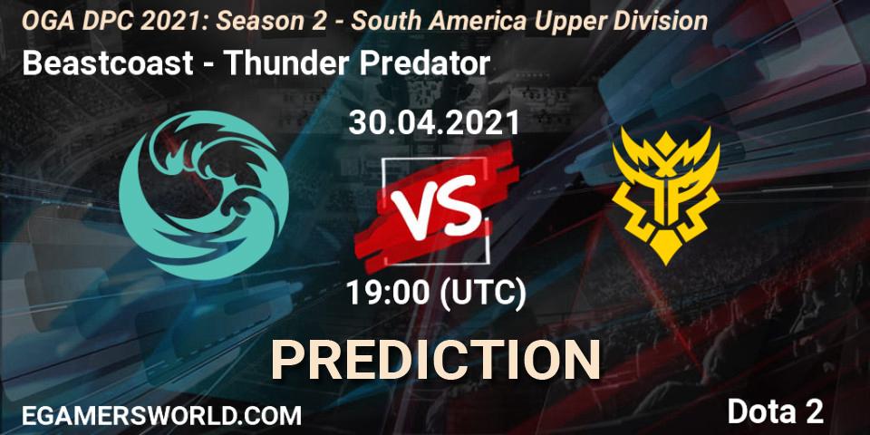 Beastcoast проти Thunder Predator: Поради щодо ставок, прогнози на матчі. 30.04.2021 at 19:18. Dota 2, OGA DPC 2021: Season 2 - South America Upper Division