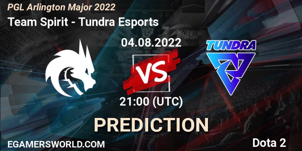 Team Spirit проти Tundra Esports: Поради щодо ставок, прогнози на матчі. 04.08.2022 at 22:04. Dota 2, PGL Arlington Major 2022 - Group Stage