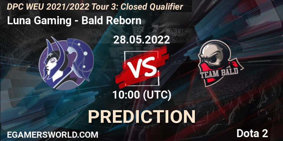 Luna Gaming проти Bald Reborn: Поради щодо ставок, прогнози на матчі. 28.05.2022 at 14:30. Dota 2, DPC WEU 2021/2022 Tour 3: Closed Qualifier