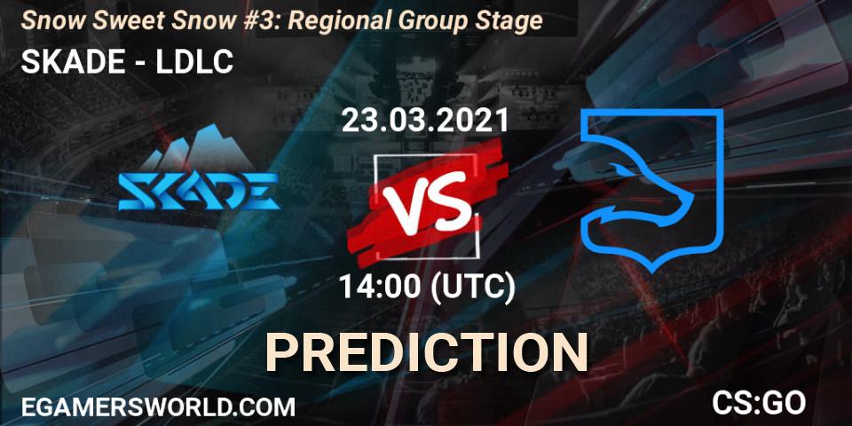 SKADE проти LDLC: Поради щодо ставок, прогнози на матчі. 23.03.2021 at 14:00. Counter-Strike (CS2), Snow Sweet Snow #3: Regional Group Stage