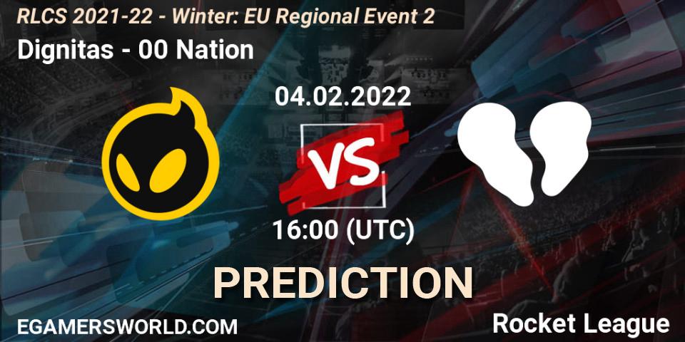 Dignitas проти 00 Nation: Поради щодо ставок, прогнози на матчі. 04.02.2022 at 16:00. Rocket League, RLCS 2021-22 - Winter: EU Regional Event 2