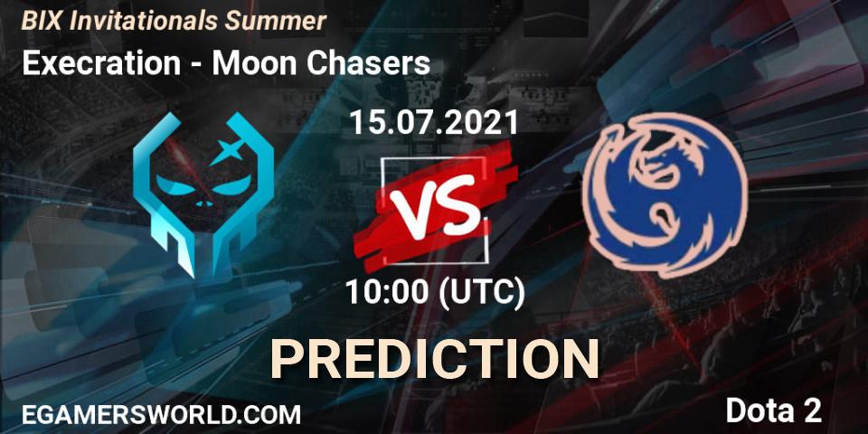 Execration проти Moon Chasers: Поради щодо ставок, прогнози на матчі. 15.07.2021 at 10:37. Dota 2, BIX Invitationals Summer
