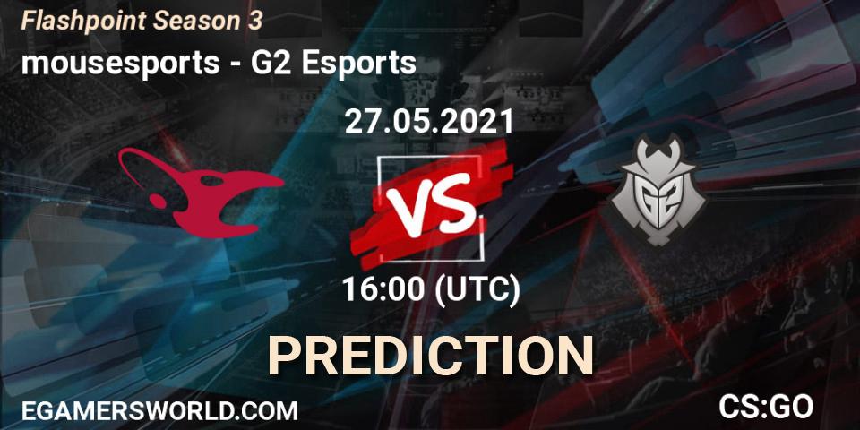 mousesports проти G2 Esports: Поради щодо ставок, прогнози на матчі. 27.05.2021 at 16:00. Counter-Strike (CS2), Flashpoint Season 3