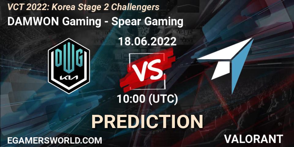 DAMWON Gaming проти Spear Gaming: Поради щодо ставок, прогнози на матчі. 18.06.2022 at 10:50. VALORANT, VCT 2022: Korea Stage 2 Challengers