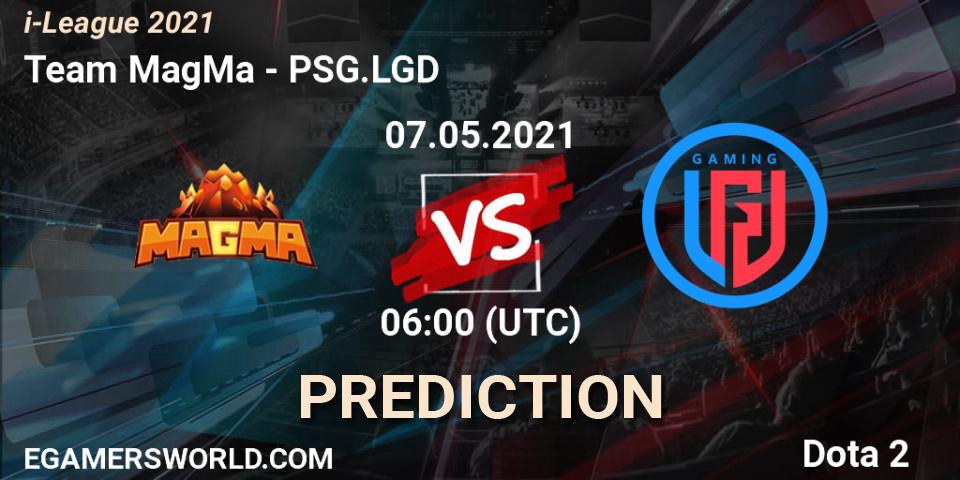 Team MagMa проти PSG.LGD: Поради щодо ставок, прогнози на матчі. 07.05.2021 at 06:01. Dota 2, i-League 2021 Season 1