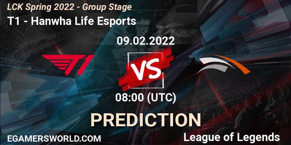 T1 проти Hanwha Life Esports: Поради щодо ставок, прогнози на матчі. 09.02.2022 at 08:00. LoL, LCK Spring 2022 - Group Stage