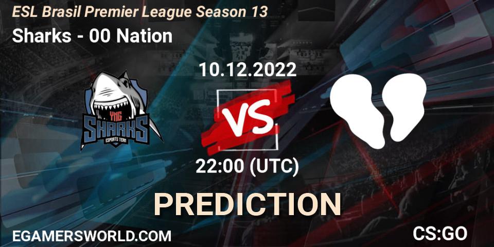 Sharks проти 00 Nation: Поради щодо ставок, прогнози на матчі. 10.12.2022 at 22:00. Counter-Strike (CS2), ESL Brasil Premier League Season 13