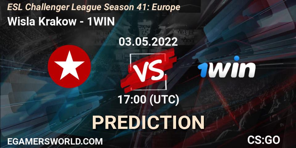 Wisla Krakow проти 1WIN: Поради щодо ставок, прогнози на матчі. 03.05.2022 at 17:00. Counter-Strike (CS2), ESL Challenger League Season 41: Europe