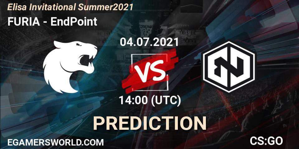 FURIA проти EndPoint: Поради щодо ставок, прогнози на матчі. 04.07.2021 at 14:00. Counter-Strike (CS2), Elisa Invitational Summer 2021