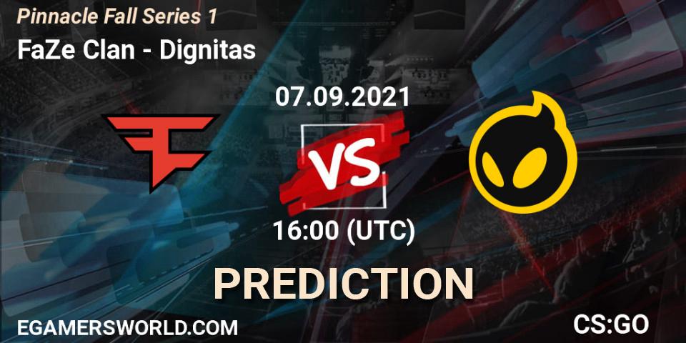 FaZe Clan проти Dignitas: Поради щодо ставок, прогнози на матчі. 07.09.2021 at 16:00. Counter-Strike (CS2), Pinnacle Fall Series #1