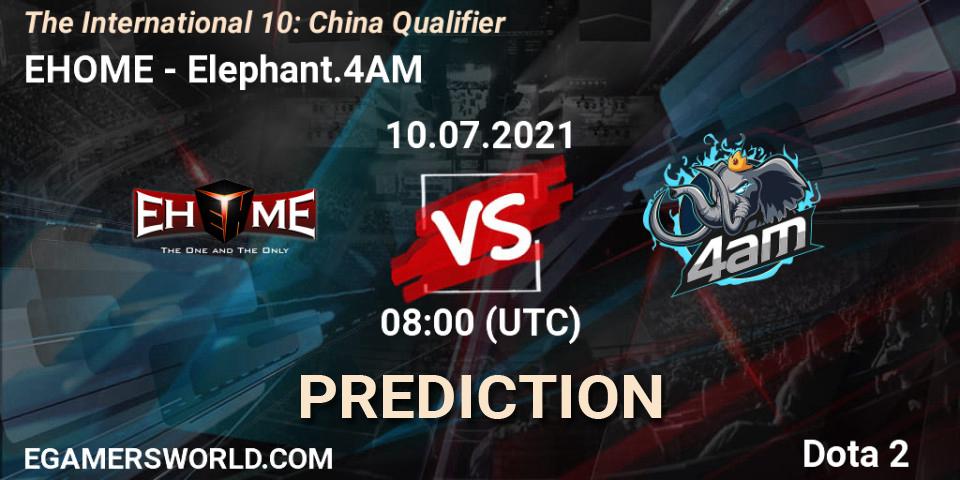 EHOME проти Elephant.4AM: Поради щодо ставок, прогнози на матчі. 10.07.2021 at 07:31. Dota 2, The International 10: China Qualifier