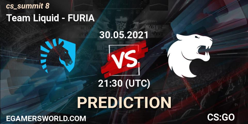 Team Liquid проти FURIA: Поради щодо ставок, прогнози на матчі. 30.05.2021 at 21:30. Counter-Strike (CS2), cs_summit 8