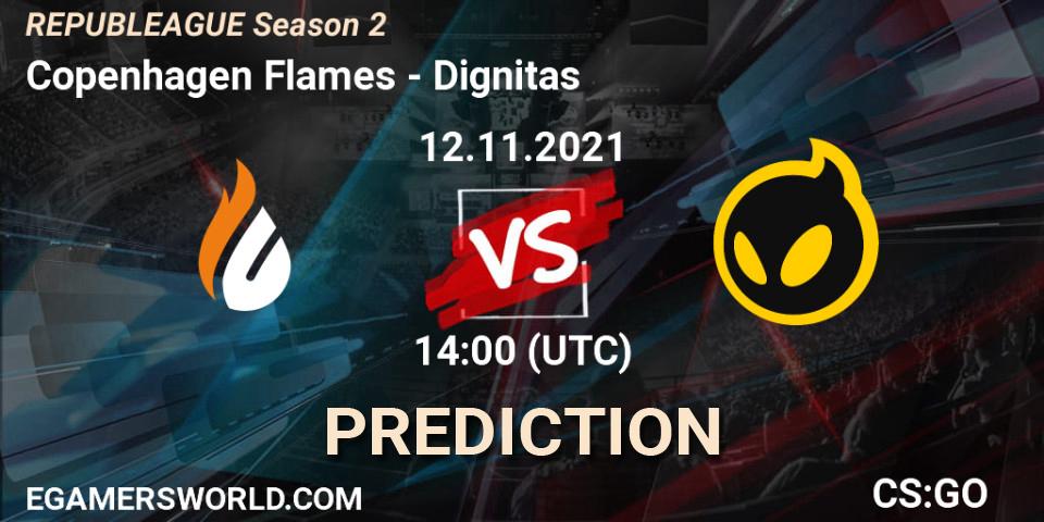 Copenhagen Flames проти Dignitas: Поради щодо ставок, прогнози на матчі. 12.11.2021 at 15:00. Counter-Strike (CS2), REPUBLEAGUE Season 2