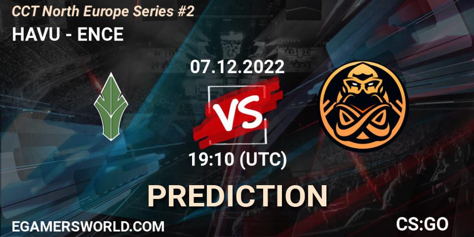 HAVU проти ENCE: Поради щодо ставок, прогнози на матчі. 07.12.2022 at 19:10. Counter-Strike (CS2), CCT North Europe Series #2