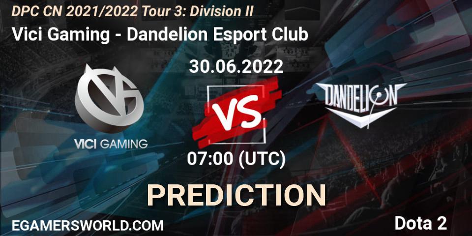 Vici Gaming проти Dandelion Esport Club: Поради щодо ставок, прогнози на матчі. 01.07.2022 at 06:59. Dota 2, DPC 2021/2022 China Tour 3: Division I