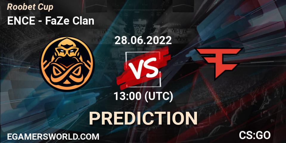 ENCE проти FaZe Clan: Поради щодо ставок, прогнози на матчі. 28.06.2022 at 13:30. Counter-Strike (CS2), Roobet Cup