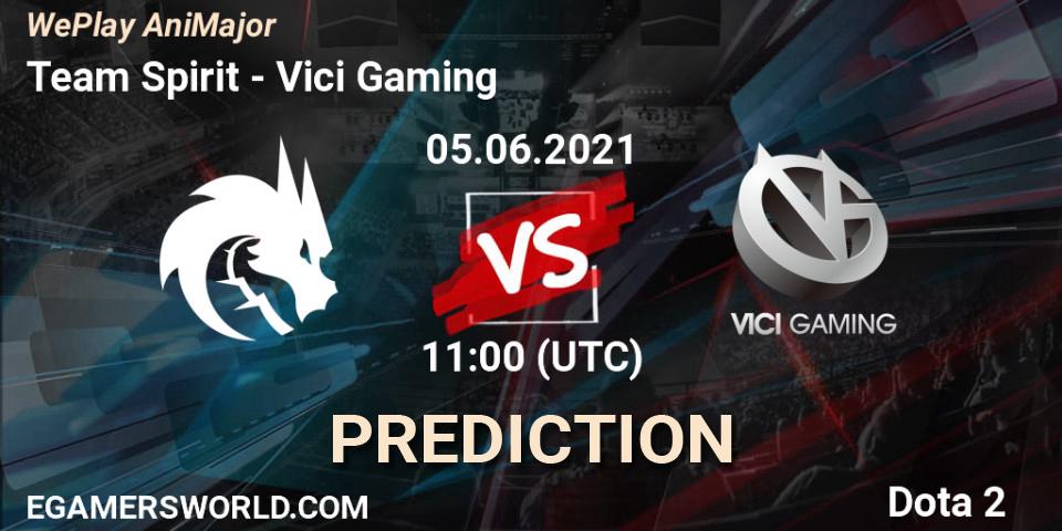 Team Spirit проти Vici Gaming: Поради щодо ставок, прогнози на матчі. 05.06.2021 at 11:00. Dota 2, WePlay AniMajor 2021