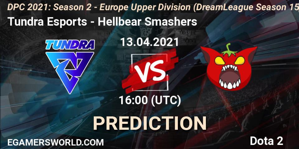 Tundra Esports проти Hellbear Smashers: Поради щодо ставок, прогнози на матчі. 13.04.2021 at 16:20. Dota 2, DPC 2021: Season 2 - Europe Upper Division (DreamLeague Season 15)