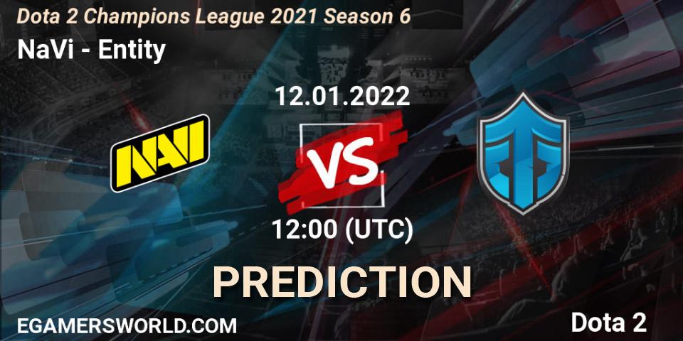 NaVi проти Entity: Поради щодо ставок, прогнози на матчі. 12.01.2022 at 12:00. Dota 2, Dota 2 Champions League 2021 Season 6