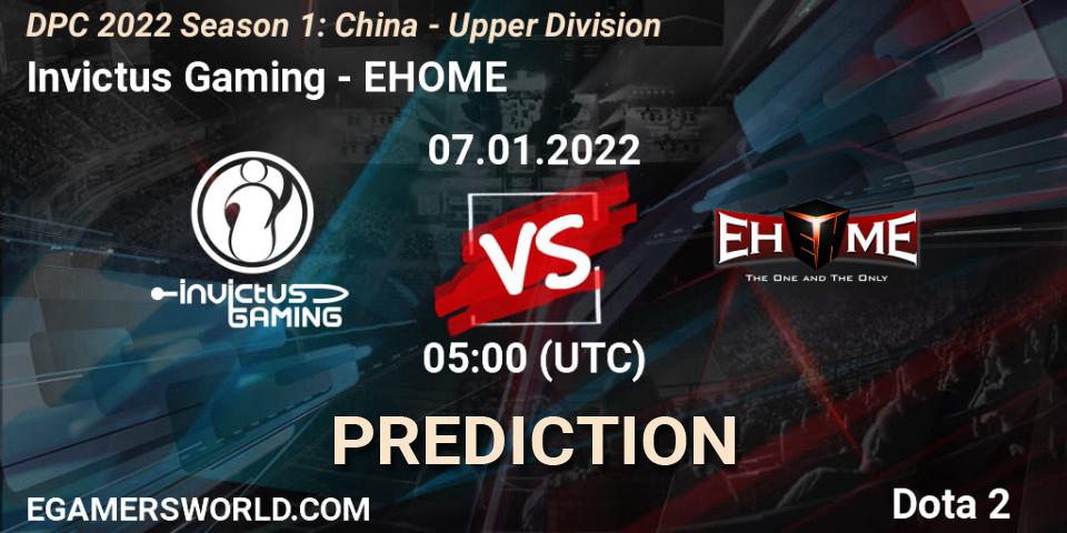 Invictus Gaming проти EHOME: Поради щодо ставок, прогнози на матчі. 07.01.2022 at 04:58. Dota 2, DPC 2022 Season 1: China - Upper Division