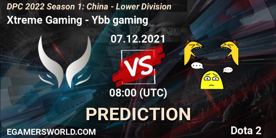 Xtreme Gaming проти Ybb gaming: Поради щодо ставок, прогнози на матчі. 07.12.2021 at 07:53. Dota 2, DPC 2022 Season 1: China - Lower Division