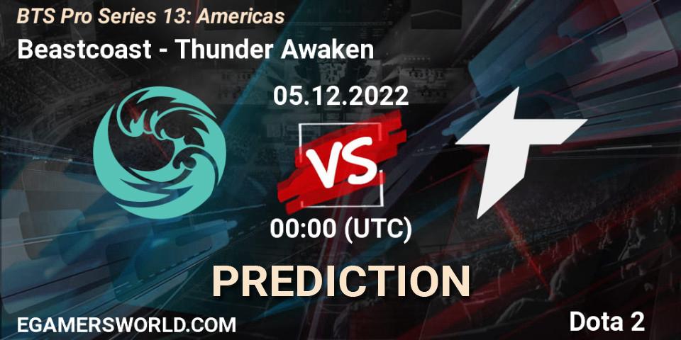 Beastcoast проти Thunder Awaken: Поради щодо ставок, прогнози на матчі. 04.12.2022 at 23:24. Dota 2, BTS Pro Series 13: Americas