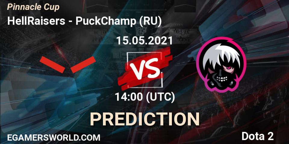HellRaisers проти PuckChamp (RU): Поради щодо ставок, прогнози на матчі. 15.05.2021 at 14:03. Dota 2, Pinnacle Cup 2021 Dota 2