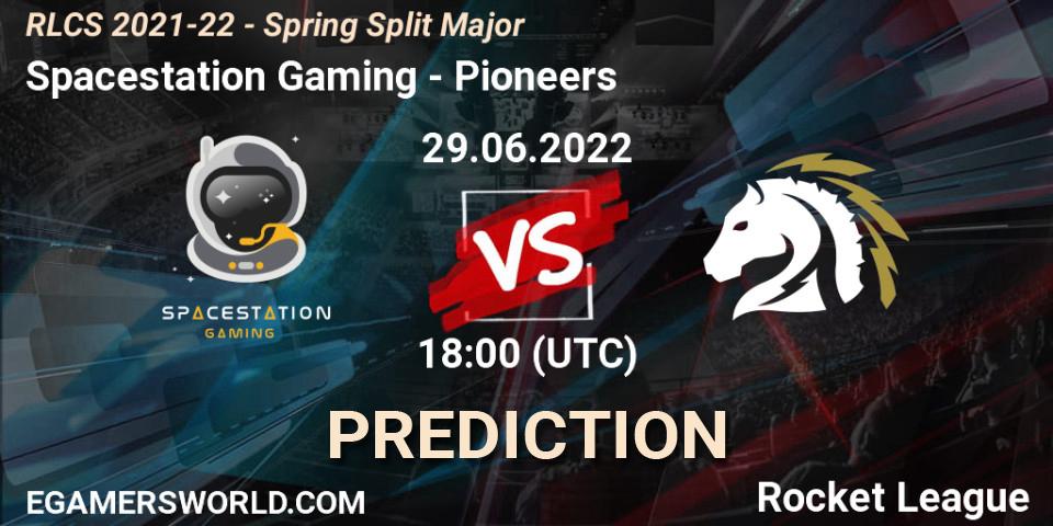 Spacestation Gaming проти Pioneers: Поради щодо ставок, прогнози на матчі. 29.06.2022 at 18:00. Rocket League, RLCS 2021-22 - Spring Split Major