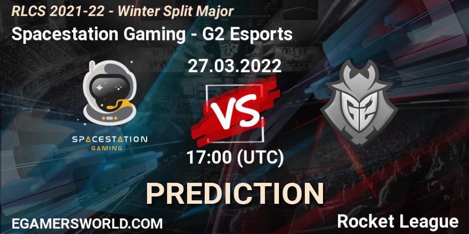 Spacestation Gaming проти G2 Esports: Поради щодо ставок, прогнози на матчі. 27.03.2022 at 17:00. Rocket League, RLCS 2021-22 - Winter Split Major