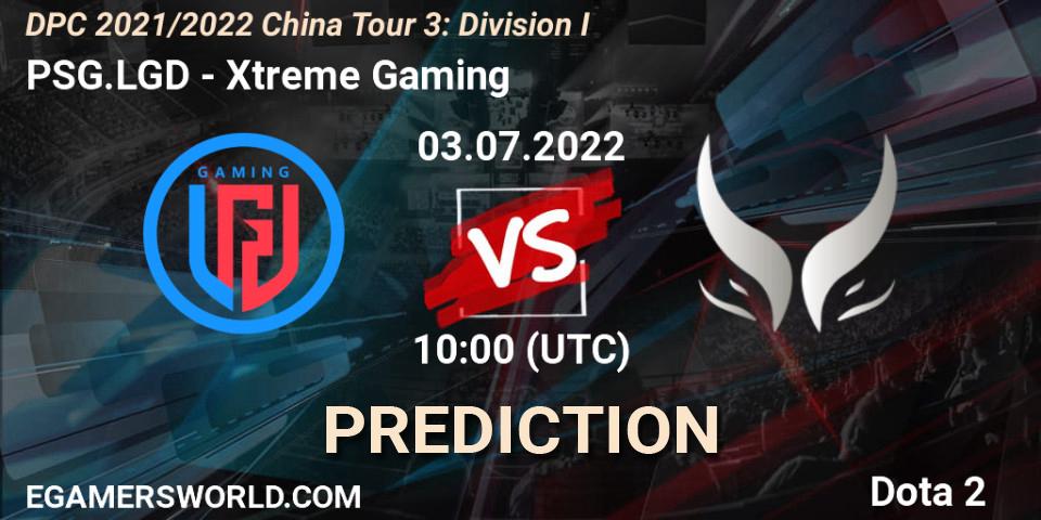 PSG.LGD проти Xtreme Gaming: Поради щодо ставок, прогнози на матчі. 03.07.2022 at 10:13. Dota 2, DPC 2021/2022 China Tour 3: Division I