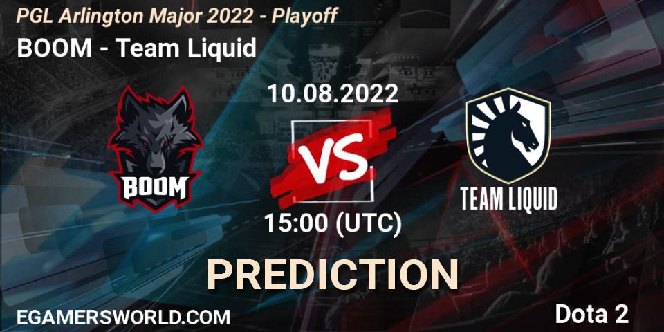 BOOM проти Team Liquid: Поради щодо ставок, прогнози на матчі. 10.08.2022 at 15:19. Dota 2, PGL Arlington Major 2022 - Playoff