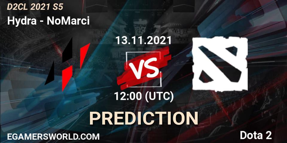 Hydra проти NoMarci: Поради щодо ставок, прогнози на матчі. 13.11.2021 at 12:01. Dota 2, Dota 2 Champions League 2021 Season 5