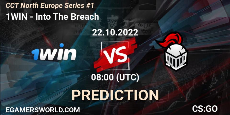 1WIN проти Into The Breach: Поради щодо ставок, прогнози на матчі. 22.10.2022 at 08:00. Counter-Strike (CS2), CCT North Europe Series #1