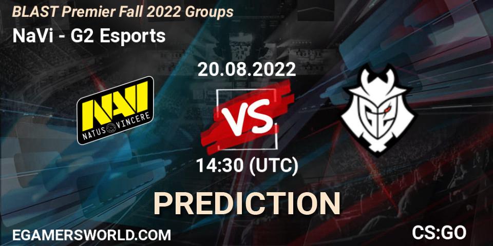 NaVi проти G2 Esports: Поради щодо ставок, прогнози на матчі. 20.08.2022 at 15:00. Counter-Strike (CS2), BLAST Premier Fall 2022 Groups