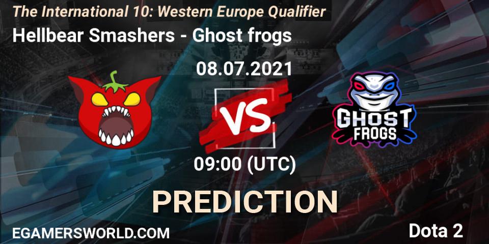 Hellbear Smashers проти Ghost frogs: Поради щодо ставок, прогнози на матчі. 08.07.2021 at 09:00. Dota 2, The International 10: Western Europe Qualifier