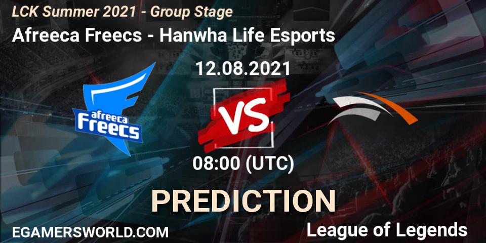 Afreeca Freecs проти Hanwha Life Esports: Поради щодо ставок, прогнози на матчі. 12.08.2021 at 08:00. LoL, LCK Summer 2021 - Group Stage