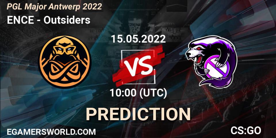ENCE проти Outsiders: Поради щодо ставок, прогнози на матчі. 15.05.2022 at 10:00. Counter-Strike (CS2), PGL Major Antwerp 2022