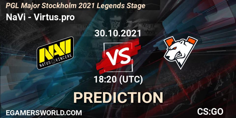 NaVi проти Virtus.pro: Поради щодо ставок, прогнози на матчі. 30.10.2021 at 18:45. Counter-Strike (CS2), PGL Major Stockholm 2021 Legends Stage