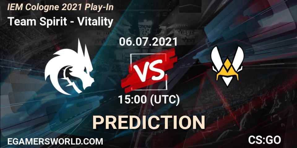 Team Spirit проти Vitality: Поради щодо ставок, прогнози на матчі. 06.07.2021 at 15:15. Counter-Strike (CS2), IEM Cologne 2021 Play-In