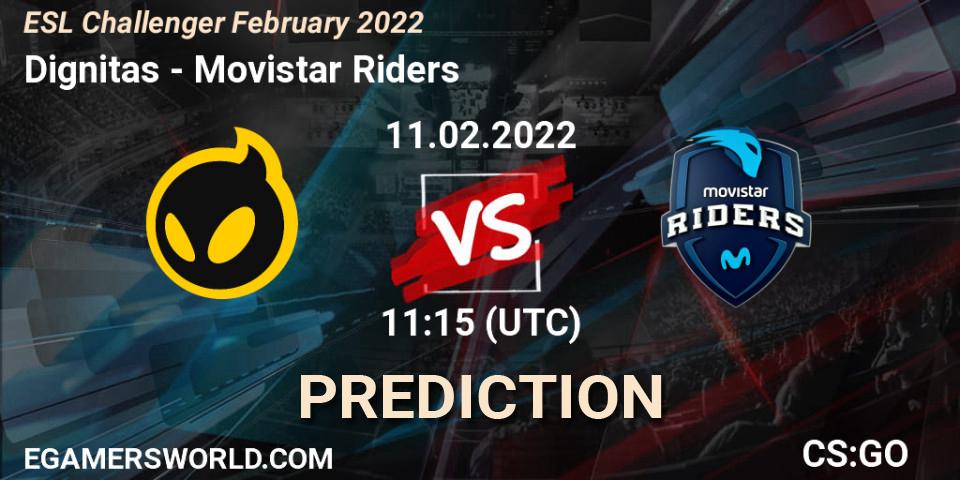 Dignitas проти Movistar Riders: Поради щодо ставок, прогнози на матчі. 11.02.2022 at 11:30. Counter-Strike (CS2), ESL Challenger February 2022