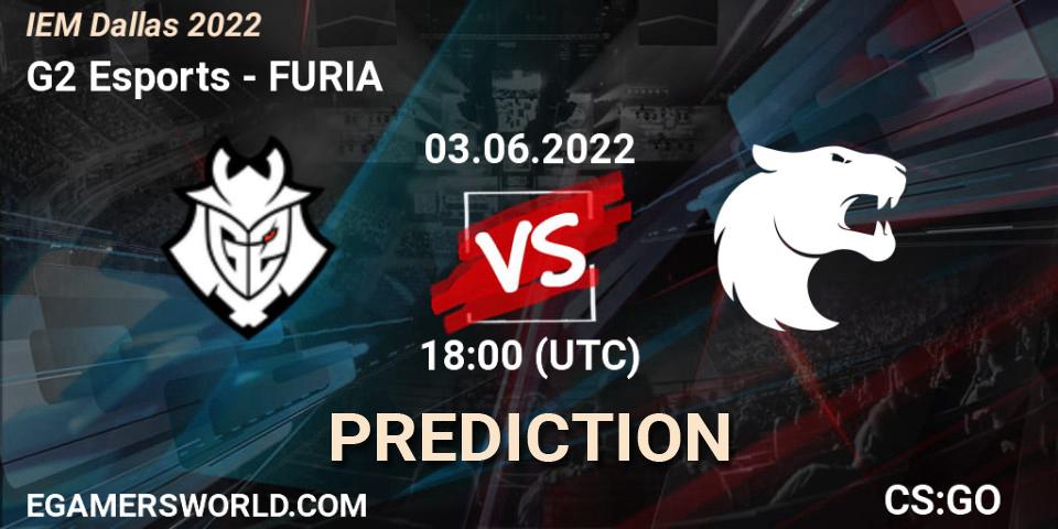 G2 Esports проти FURIA: Поради щодо ставок, прогнози на матчі. 03.06.2022 at 18:00. Counter-Strike (CS2), IEM Dallas 2022