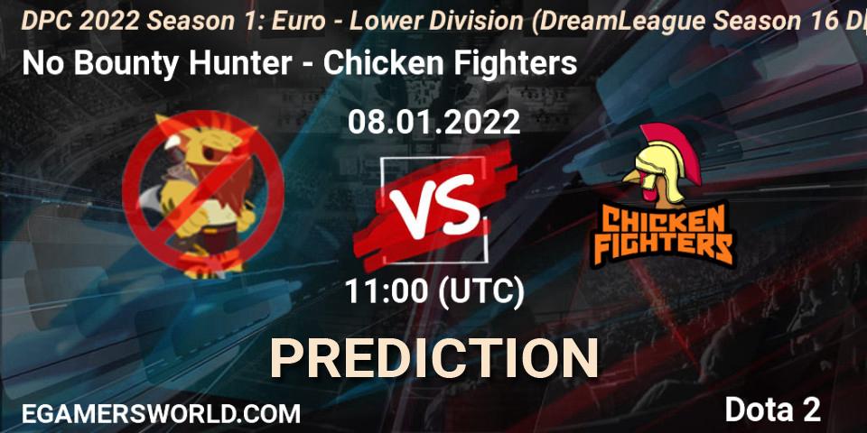 No Bounty Hunter проти Chicken Fighters: Поради щодо ставок, прогнози на матчі. 08.01.2022 at 11:00. Dota 2, DPC 2022 Season 1: Euro - Lower Division (DreamLeague Season 16 DPC WEU)