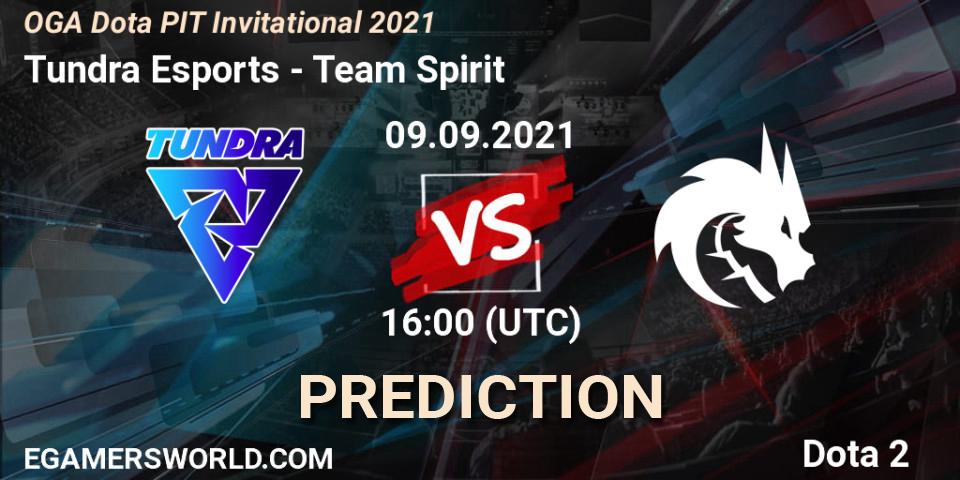 Tundra Esports проти Team Spirit: Поради щодо ставок, прогнози на матчі. 09.09.2021 at 16:00. Dota 2, OGA Dota PIT Invitational 2021