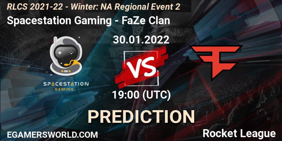 Spacestation Gaming проти FaZe Clan: Поради щодо ставок, прогнози на матчі. 30.01.2022 at 19:00. Rocket League, RLCS 2021-22 - Winter: NA Regional Event 2