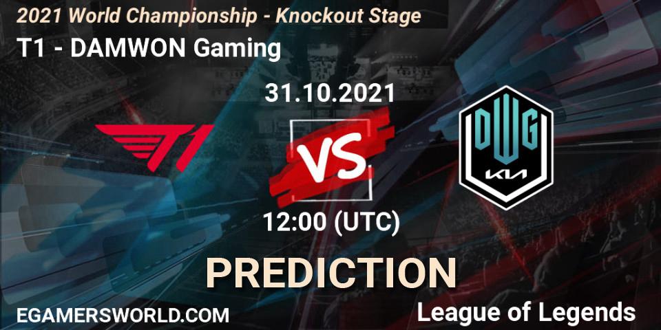 T1 проти DAMWON Gaming: Поради щодо ставок, прогнози на матчі. 30.10.2021 at 12:00. LoL, 2021 World Championship - Knockout Stage
