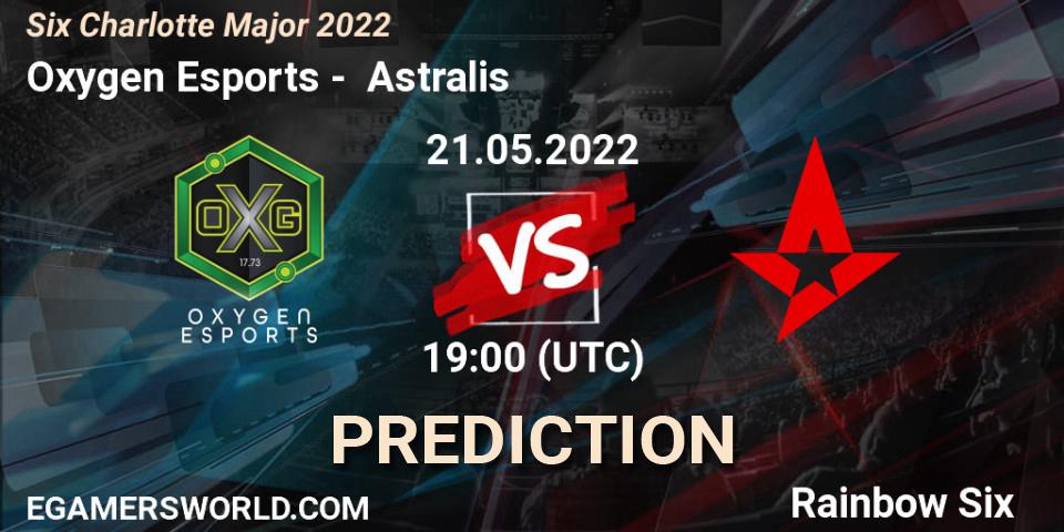 Oxygen Esports проти Astralis: Поради щодо ставок, прогнози на матчі. 21.05.2022 at 19:00. Rainbow Six, Six Charlotte Major 2022
