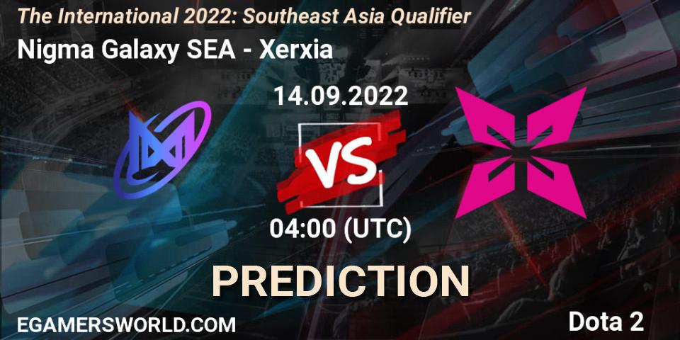 Nigma Galaxy SEA проти Xerxia: Поради щодо ставок, прогнози на матчі. 14.09.2022 at 04:35. Dota 2, The International 2022: Southeast Asia Qualifier